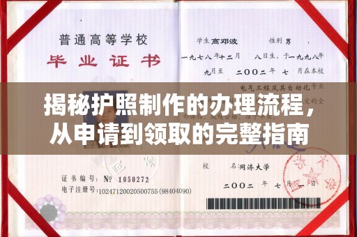 江宁揭秘护照制作的办理流程，从申请到领取的完整指南