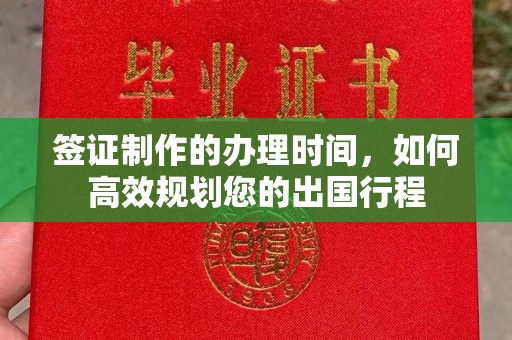 江宁签证制作的办理时间，如何高效规划您的出国行程