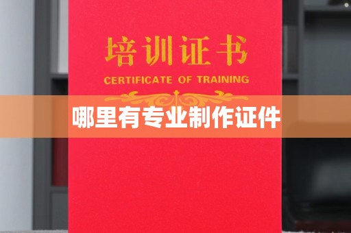 江宁哪里有专业制作证件