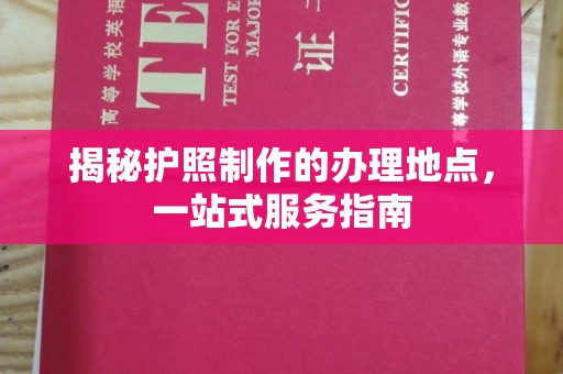江宁揭秘护照制作的办理地点，一站式服务指南