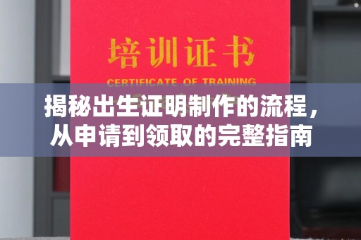 江宁揭秘出生证明制作的流程，从申请到领取的完整指南